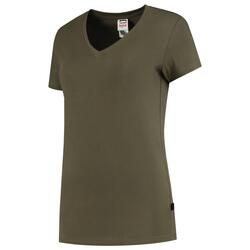 Tricorp T-Shirt V-Ausschnitt Fitted Damen 101008 Army