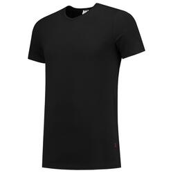 Tricorp T-Shirt Elasthan Fitted V-Ausschnitt 101012 Black