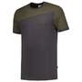 Tricorp T-Shirt Bicolor Quernaht 102006 Darkgrey-Army