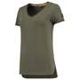 Tricorp T-Shirt Premium V-Ausschnitt Damen 104006 Army