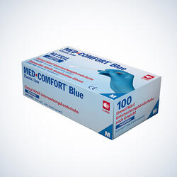Ampri Einwegschutzhandschuhe MED Comfort blue 300 01191