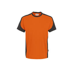 Hakro T-Shirt Contrast Performance 290-27 orange-anthrazit