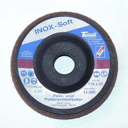 TECHNOLIT® Schleifscheibe INOX-Soft, 115 x 22 mm