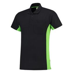 Tricorp Poloshirt Bicolor Brusttasche 202002 Navy-Lime