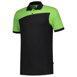Tricorp Poloshirt Bicolor mit Quernaht 202006 Black-Lime