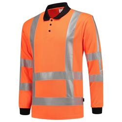 Tricorp Poloshirt EN ISO 20471 Birdseye, Langarm 203005 Fluor Orange