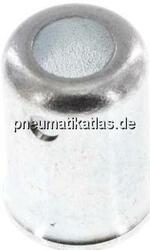 220-03 Schlauchhülse für Niederdruck-schlauch DN3(8,5 - 9mm) Stahl