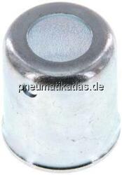 222-06 Schlauchhülse für Niederdruck-schlauch DN6(13,5 - 14mm) Stahl