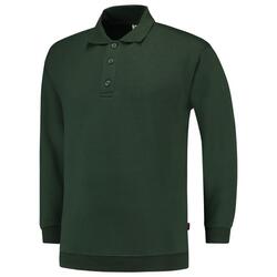 Tricorp Sweatshirt Polokragen und Bund 301005 Bottlegreen