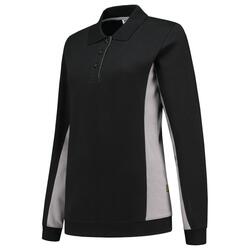 Tricorp Sweatshirt Polokragen Bicolor Damen 302002 Black-Grey