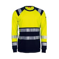 Tranemo FR T-Shirt mit langen Ärmeln 508289 94 gelb/marine