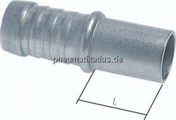 861 2000 Schlauchnippel Rohr 22, 21 - 22mm, Stahl verzinkt