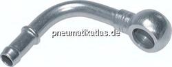 881 90 0800 90°-Schlauchnippel 14mm Ring, 9 - 10mm, Stahl verzinkt