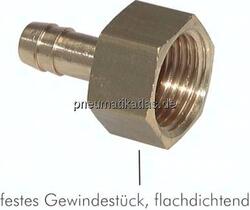 AST 188 MS Aufschraub-Schlauchtülle G 1/8"-8mm, 16 bar Messing
