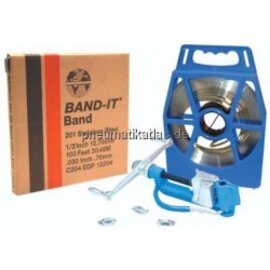 C203Y Band-It-201, 9,5 (3/8") mm, Band (30,5 m KU-Container)