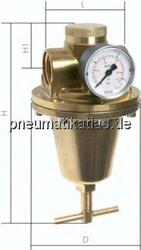 DR 1140-16 Hochdruck-Druckregler G 1/4", 0,5 - 16 bar