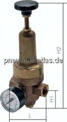 DRV 225-114 Hochdruck-Druckminderer, G 1 1/4", 1,5 - 20 bar
