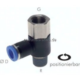 IQSTF 184 Winkel-Steckanschluss, I/A R 1/8"-4mm, IQS-Standard
