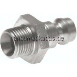 KSG 38 NW5 ES Kupplungsstecker (NW5) G 3/8"(AG), Edelstahl