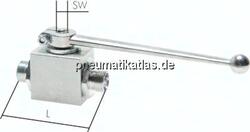 KH 15 L HD Hochdruck-Kugelhahn, Stahl, 15 L, PN 315