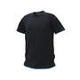 DASSY Kinetic T-shirt 710019 6780 SCHWARZ/AZURBLAU