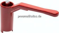 KOMBI 6 L ROT Kombigriff-rot, Größe 6, Lang (Aluminium lackiert, 60 - 68 - 74 - 78 - 82 - 88 -