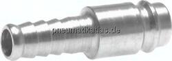 KSS 10 NW10 ES Kupplungsstecker (NW10) 10mm Schlauch, Edelstahl