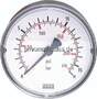 MW 444 Manometer waagerecht (KU/Ms), 40mm, 0 - 4 bar, G 1/4"