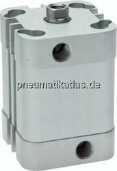 NAD 40/10 ISO 21287-Zylinder, doppeltw., Kolben 40mm, Hub 10mm