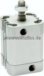 NAE 25/30-AG ISO 21287-Zylinder, einfachw., Kolben 25mm, Hub 30mm
