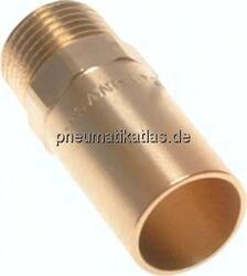 PGEA 3418 CU Pressfitting, Übergangsnippel 18mm außen / R 3/4" AG