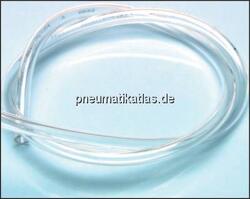 PUN 10X6,5 BLAU LE Polyurethan-Schlauch lebens-mittelecht 10 x 6,5mm, blau-transparent