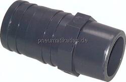 PVCST 20 Klebe-Schlauchtülle, PVC-U, 20mm, Schlauch 20mm