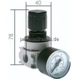 R 014 G NB MULTIFIX Druckregler für Wasser, G 1/4", 0,5 - 10bar