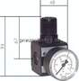 RP 14-1 MULTIFIX Druckregler,G 1/4" 0,1 - 1bar Präzisionsdruckregler