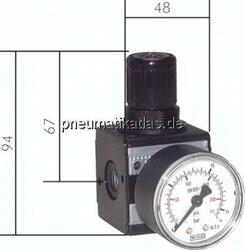 RP 14-1 MULTIFIX Druckregler,G 1/4" 0,1 - 1bar Präzisionsdruckregler