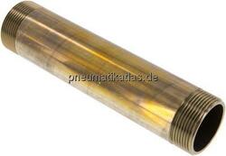 RONI 112/200 MS Rohrdoppelnippel G 1 1/2"-200mm, 16 bar Messing