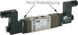 SF2503 IPSC-A4 5/3-Wege Magnetventil, G 1/8", belüftet, 24 V AC