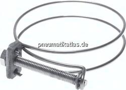 SSDS 413 ES Drahtschlauchschelle 400 - 413mm, 1.4301