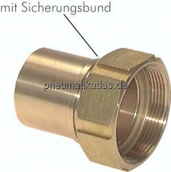 STTW 2038 MS Schlauchtülle, EN14420-5 G 2"-38mm, Messing