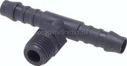 TE 3810 K T-Gewindetülle R 3/8"-10mm, PA 6