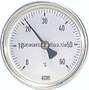 TW 1206360 AL Bimetallthermometer, waage-recht D63/0 - 120°C/60mm