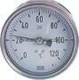 TW 300100100 ES Bimetallthermometer, waage-recht D100/0 - 300°C/100mm