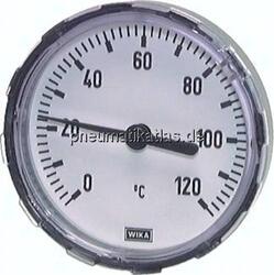TW 12080100 KU Bimetallthermometer, waage-recht D80/0 - 120°C/100mm