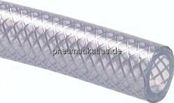 TX 19-100 PVC-Gewebeschlauch 19 (3/4")x26,0mm, transparent, 100 mtr. Rolle