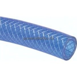TX 6 BLAU PVC-Gewebeschlauch 6x12,0mm, blau, Meterware