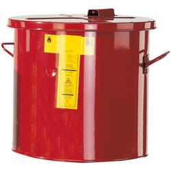 Wasch u. Tauchbehälter Stahl pulverb. rot 30 L