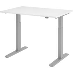 Schreibtisch XMKA12 120 x 80 cm Weiß, 25 mm dick ABS-Dickkante