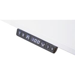 Schreibtisch XDKB16 160 x 80 cm Beton, 25 mm dick ABS-Dickkante