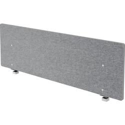 Akustik-Trennwand ARW16 für 160er Tisch grau-meliert, Filzoptik